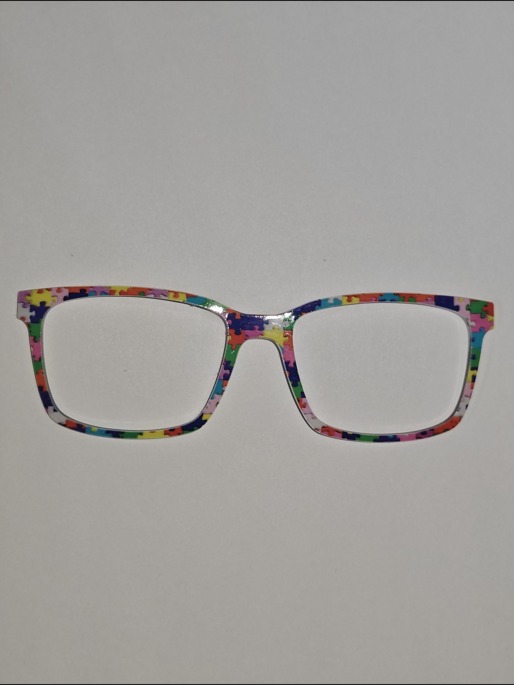 Pair Eyewear Neurodiverse Advocacy Puzzle Piece Pattern Kirby Topper